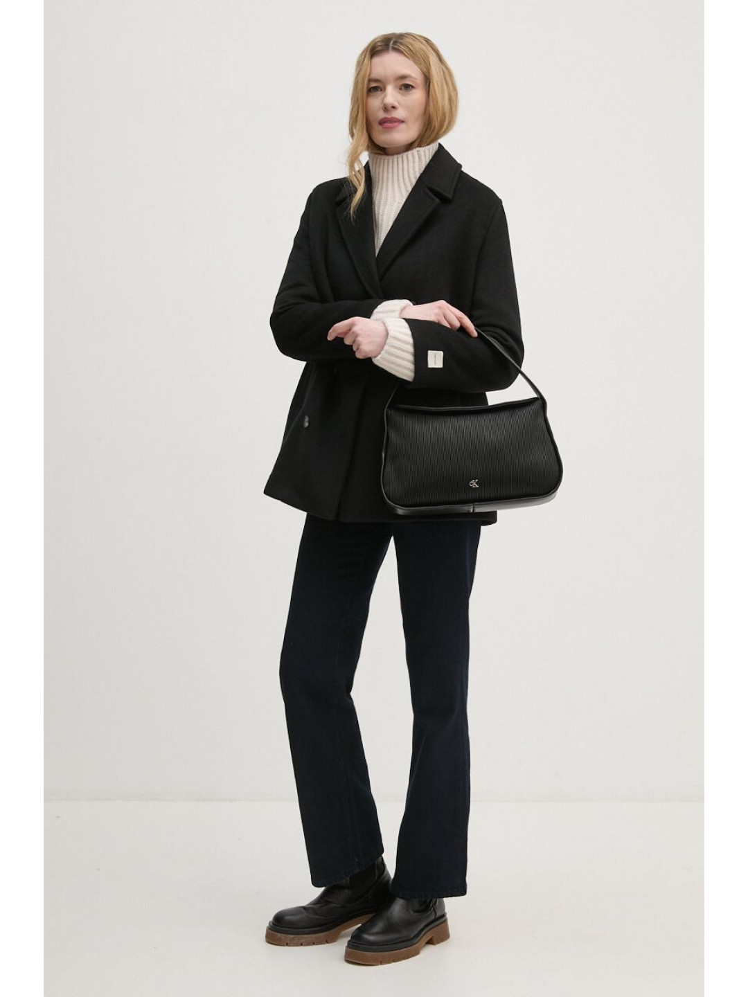 Kabelka Calvin Klein Jeans černá barva K60K612735